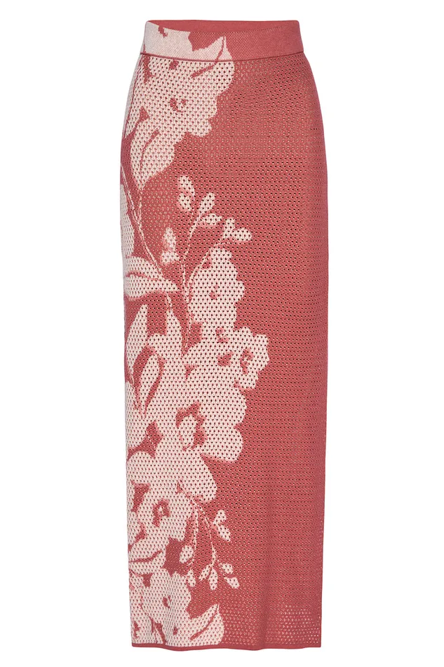 Misa Los Angeles Matti Dress Pink Hibiscus Floral Women Dresses