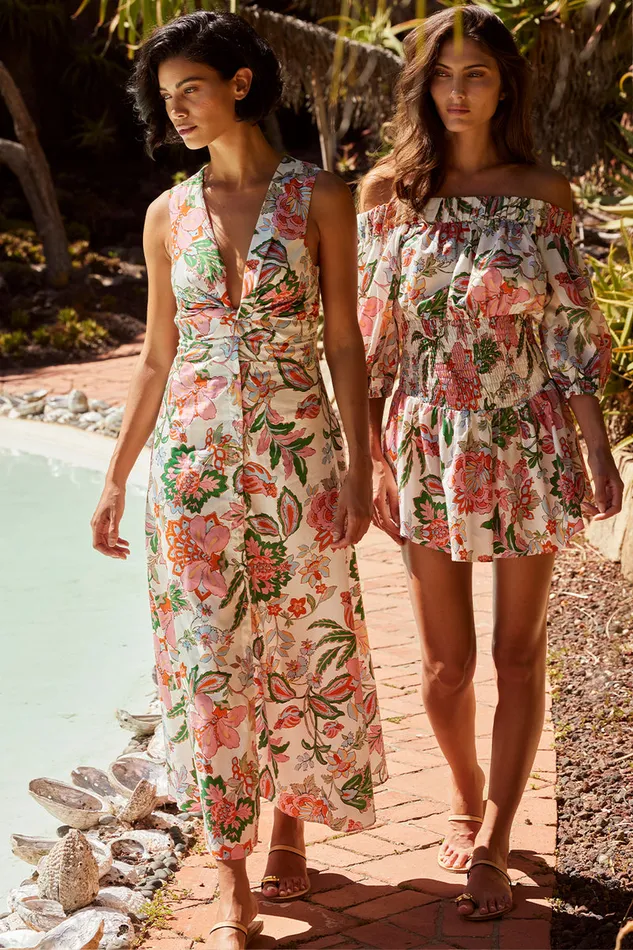 Misa Los Angeles Najah Dress Casablanca Floral Women Dresses