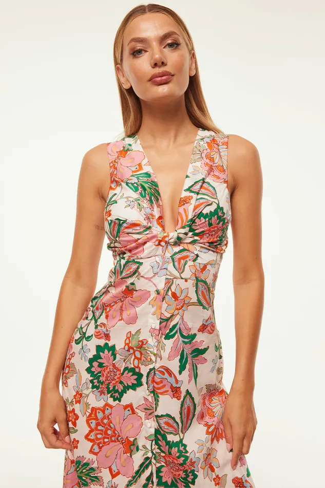 Misa Los Angeles Najah Dress Casablanca Floral Women Dresses