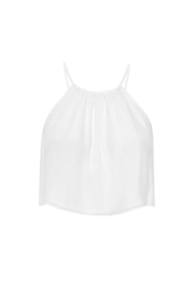 Misa Los Angeles Saana Top White Women Tops
