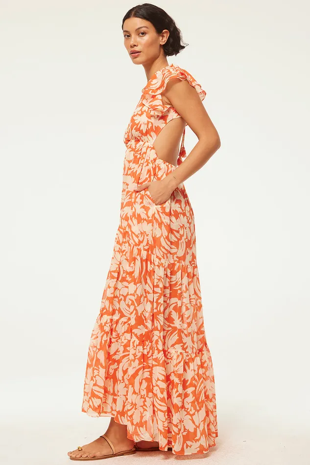 Misa Los Angeles Septima Dress Patmos Tangerine Women Dresses
