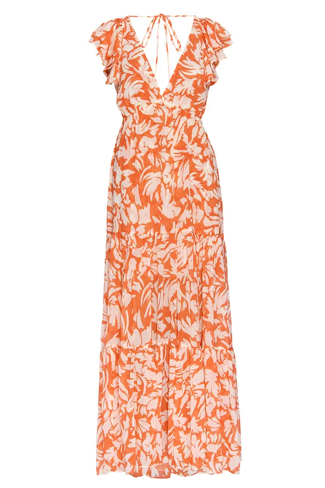 Misa Los Angeles Septima Dress Patmos Tangerine Women Dresses