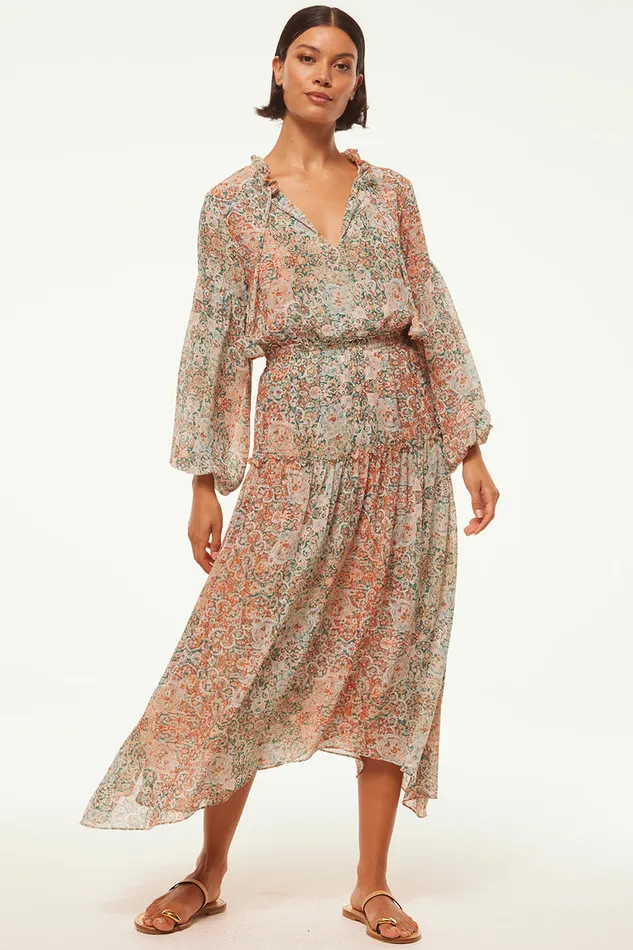 Misa Los Angeles Tasia Dress Ombre Tapestry Women Dresses