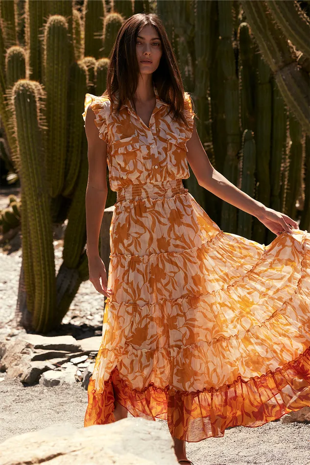 Misa Los Angeles Trina Dress Atlas Floral Women Dresses