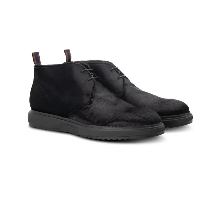 Moreschi Boots Black Leather Desert Boot 8211 Men