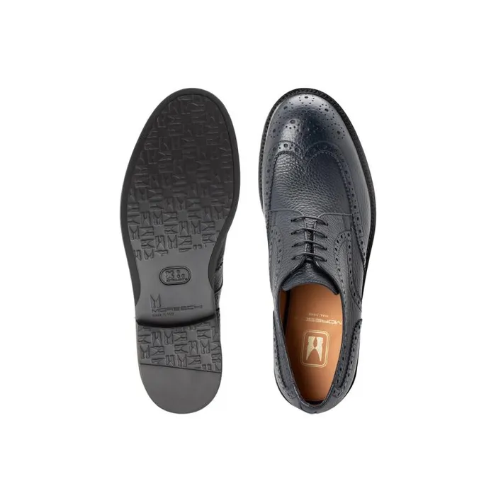 Moreschi Lace Ups Blue Leather Derby 8211 Men