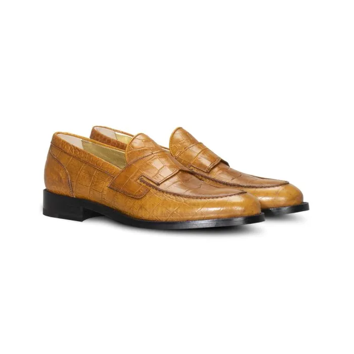 Moreschi Loafers FOR HIM 8211 Tan Leather Loafer 8211 Men