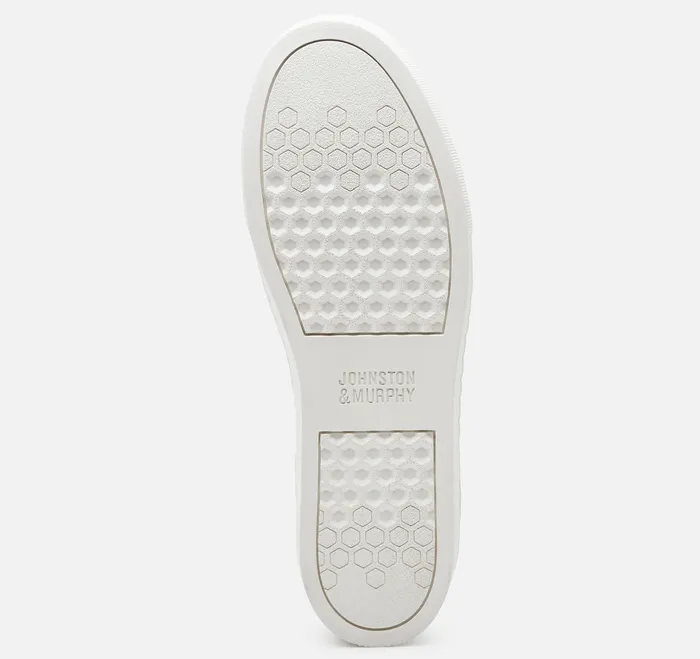 Mules and Loafers Johnston and Murphy Women Callie DoubleGore SlipOn White Glove Leather