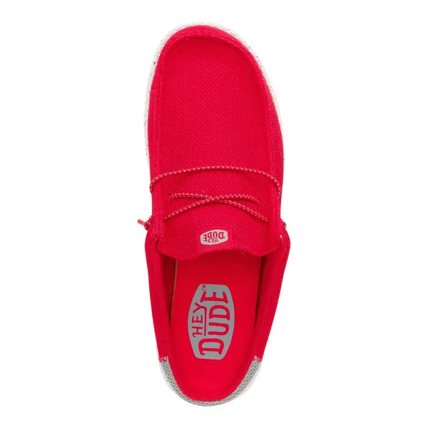 Mules Wally Slip Varsity RedGrey heydude Apparel