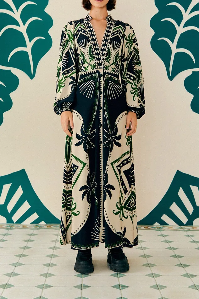 Mystic Scarf Maxi Dress Women Farm Rio Maxi Dresses