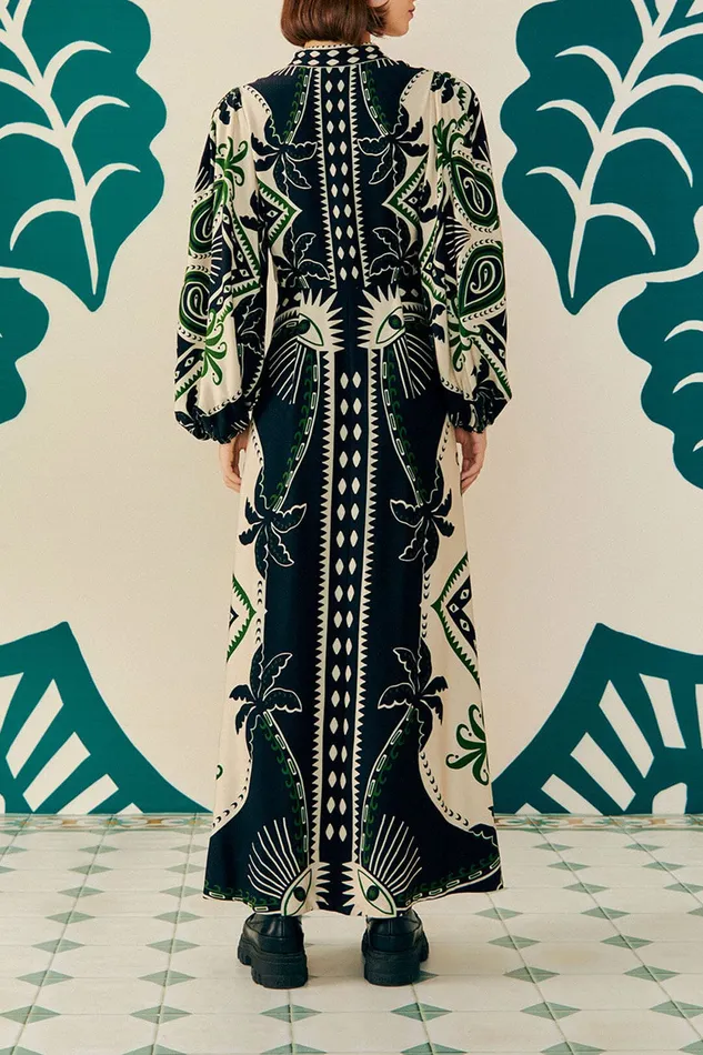 Mystic Scarf Maxi Dress Women Farm Rio Maxi Dresses
