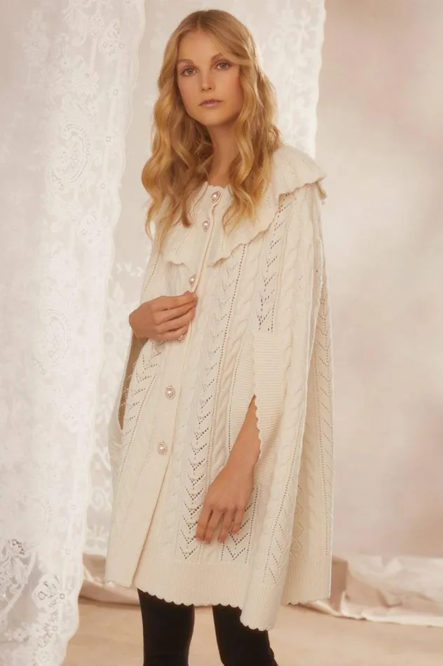 Needle and Thread Capes Victoriana Cape Champagne 8211 Women