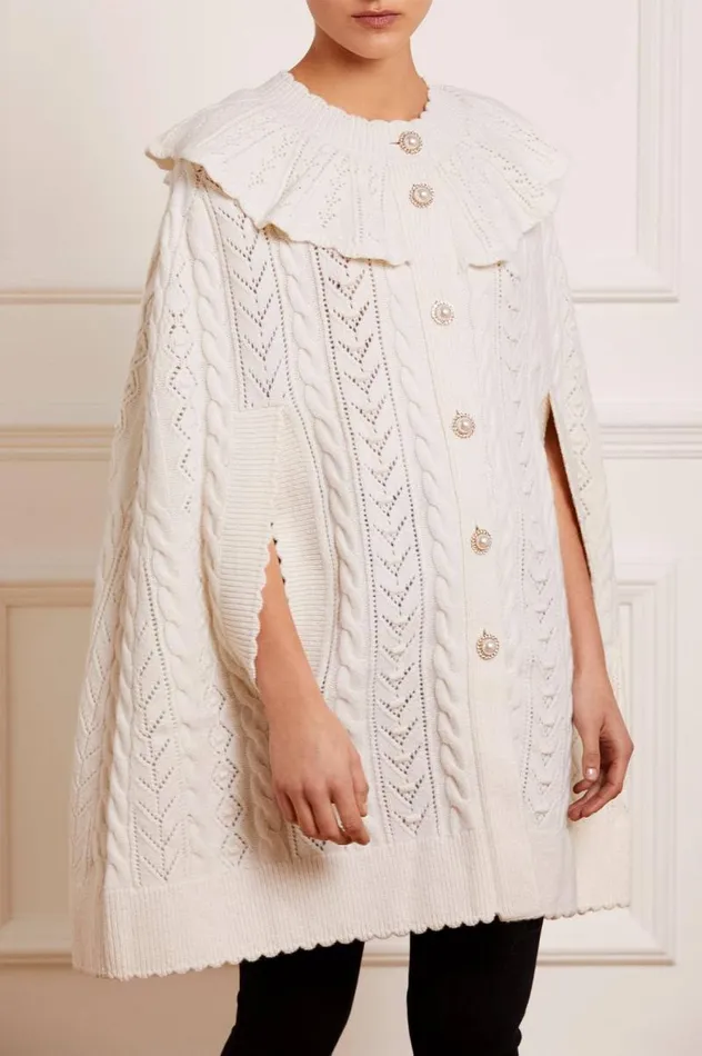 Needle and Thread Capes Victoriana Cape Champagne 8211 Women