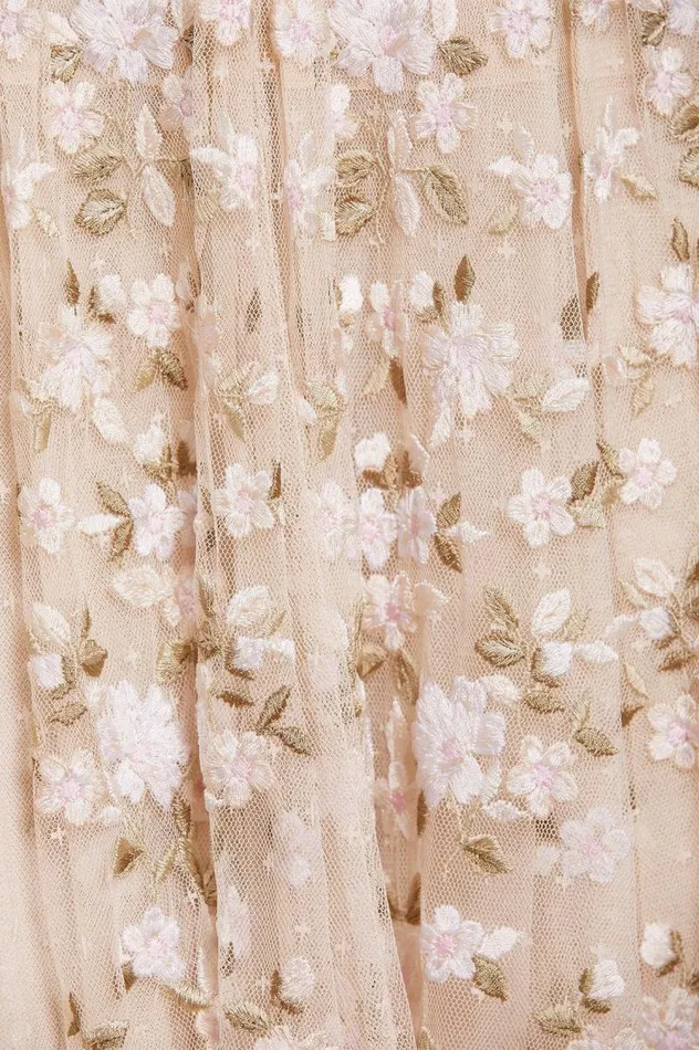 Needle and Thread Dresses Camellia Ditsy Ankle Gown Champagne 8211 Women