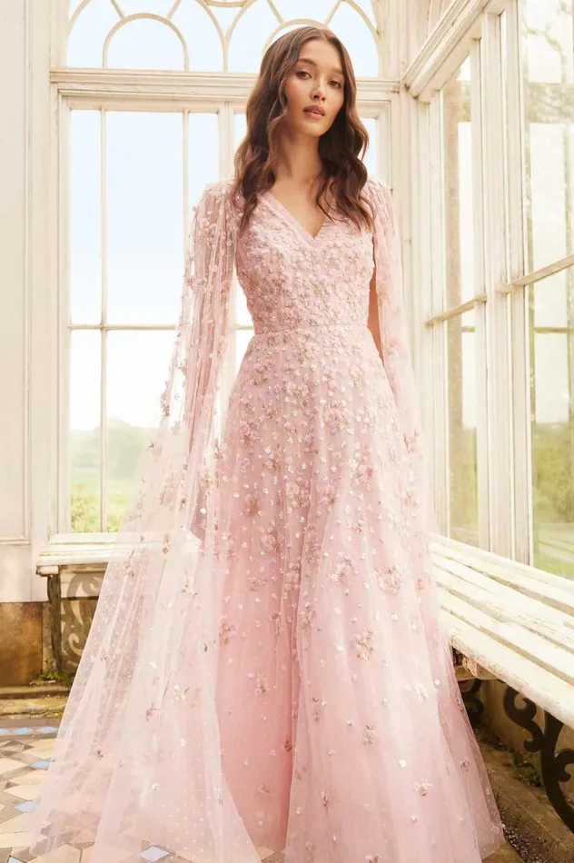 Needle and Thread Dresses Dahlia Ditsy Ankle Gown Pink 8211 Women