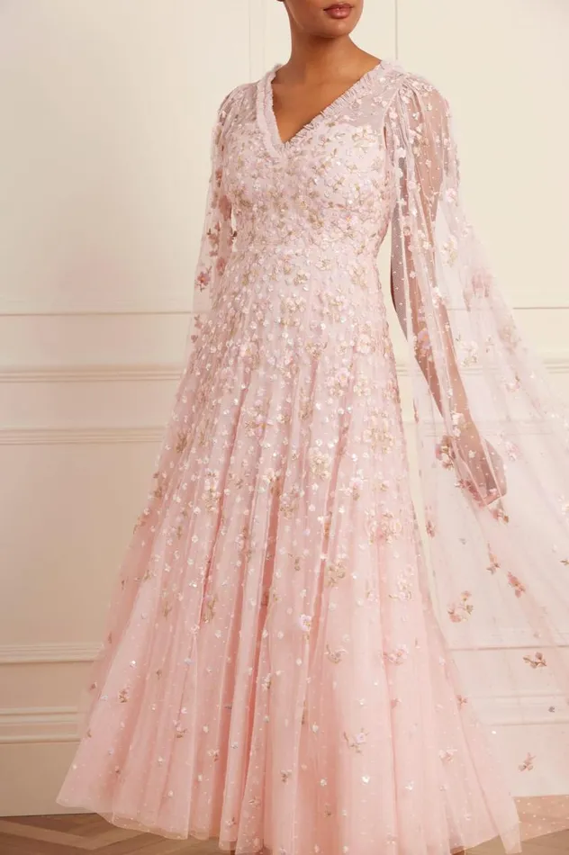 Needle and Thread Dresses Dahlia Ditsy Ankle Gown Pink 8211 Women