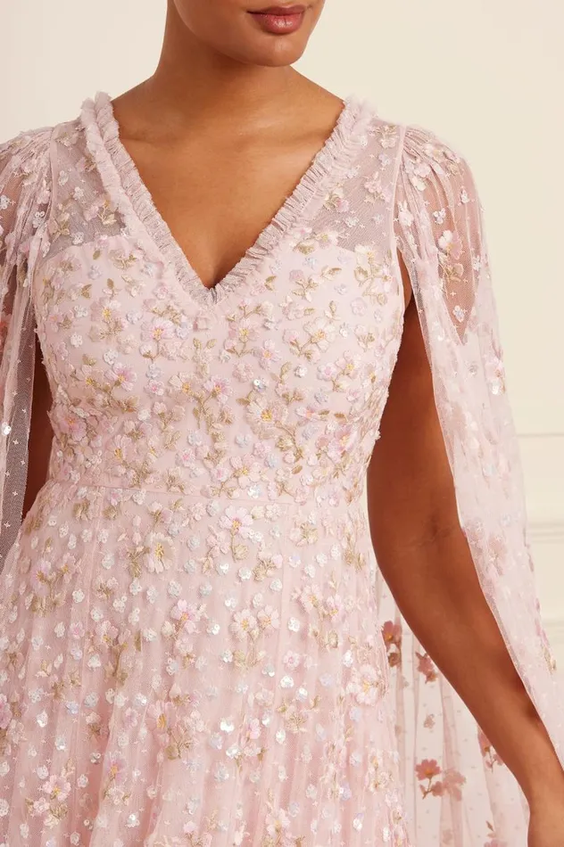 Needle and Thread Dresses Dahlia Ditsy Ankle Gown Pink 8211 Women