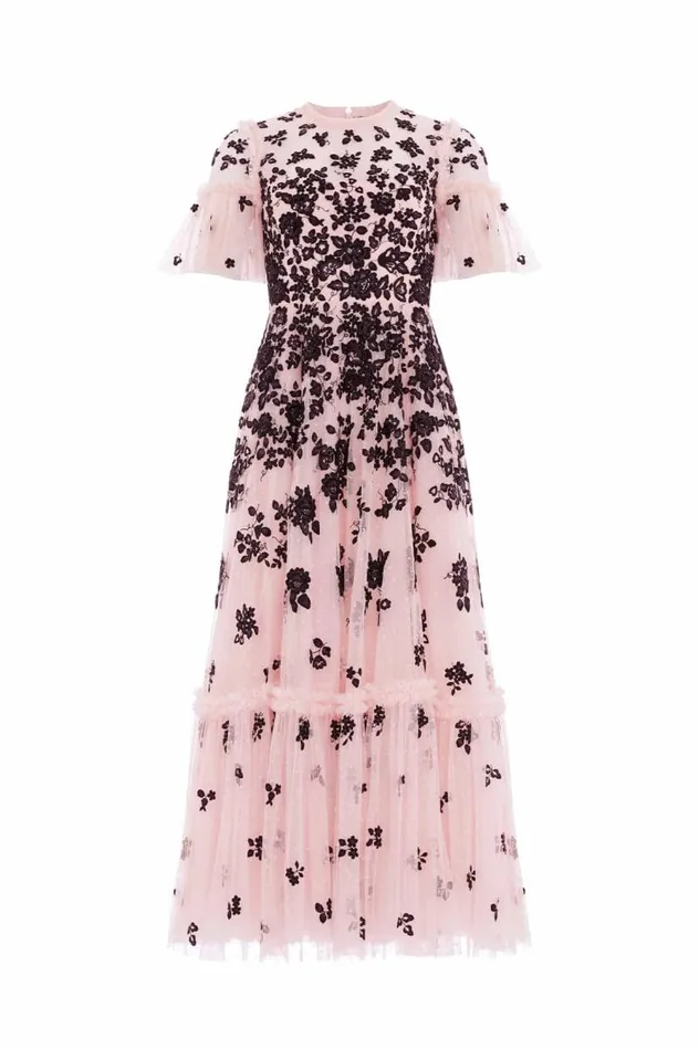 Needle and Thread Dresses Fluttering Flowers Ankle Gown Pink 8211 Women