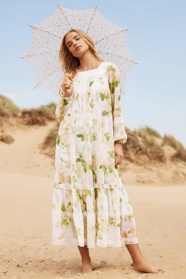 Needle and Thread Dresses Immortal Rose Viola Georgette Ballerina Dress Multi 8211 Women Needle and Thread Dresses Immortal Rose Viola Georgette Ballerina Dress Multi 8211 Women