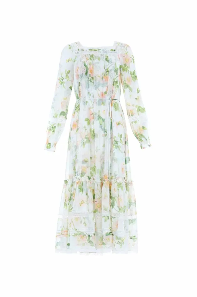Needle and Thread Dresses Immortal Rose Viola Georgette Ballerina Dress Multi 8211 Women