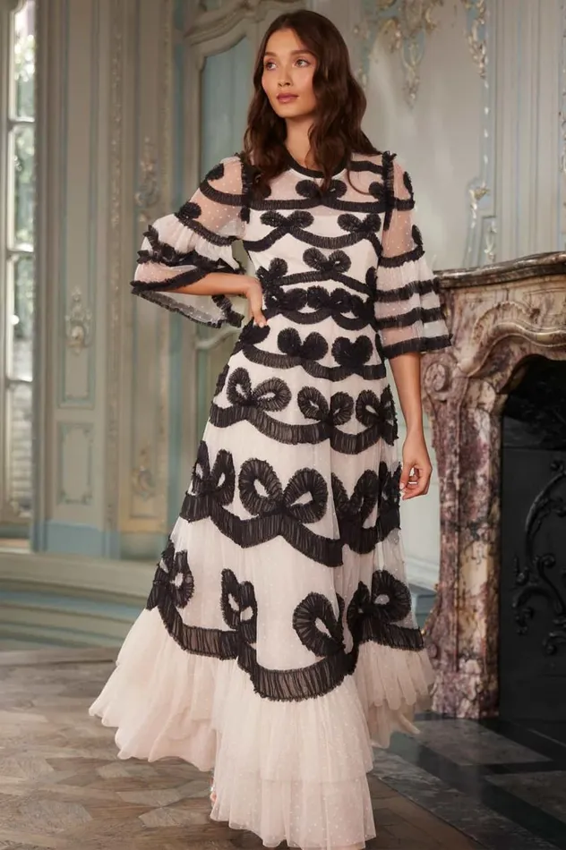 Needle and Thread Dresses Ingrid Gown Champagne 8211 Women