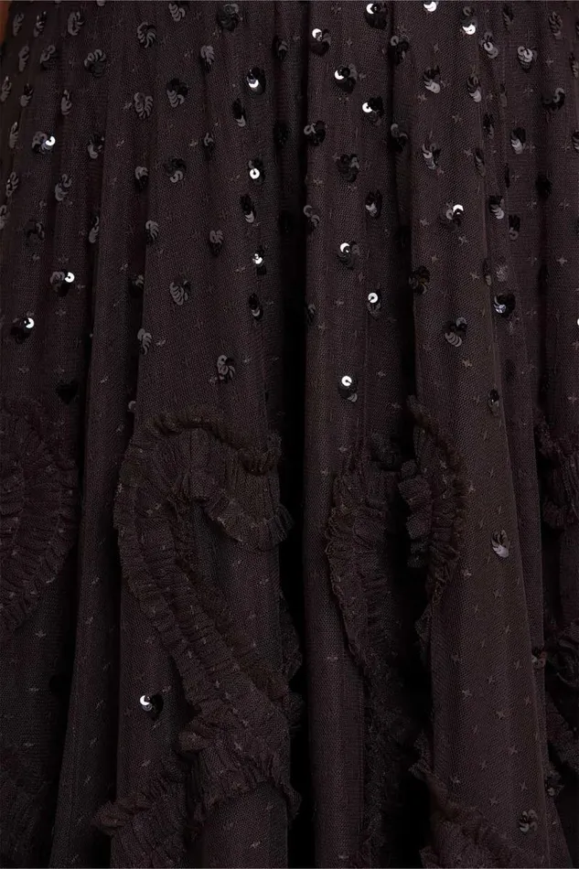Needle and Thread Dresses Love Letter OffShoulder Ankle Gown Black 8211 Women