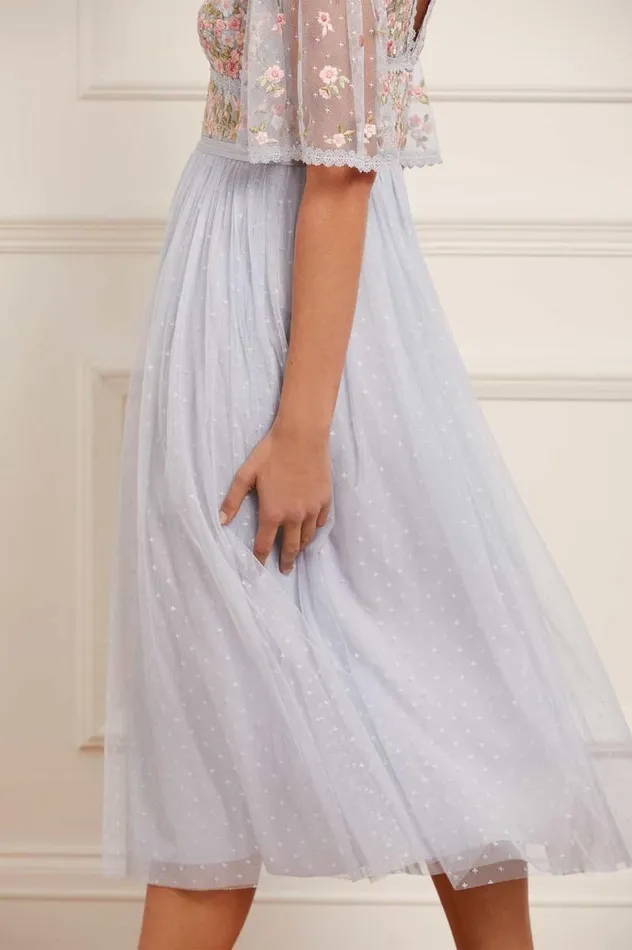 Needle and Thread Dresses Ribbon Bouquet Bodice Midaxi Dress Blue 8211 Women