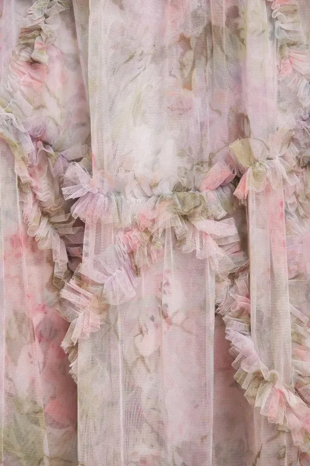 Needle and Thread Dresses Rose Powder Ruffle Gown Multi 8211 Women