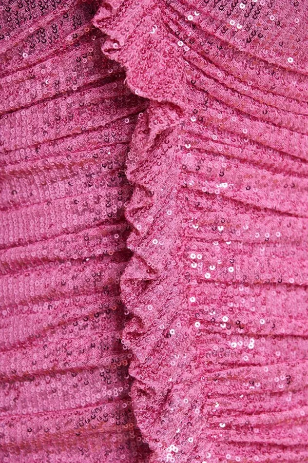 Needle and Thread Dresses Sunbeam Rouched Long Sleeve Micro Mini Dress Pink 8211 Women
