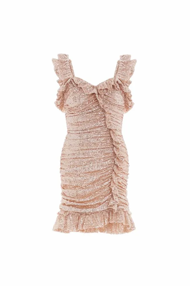 Needle and Thread Dresses Sunray Sequin Micro Mini Dress Gold 8211 Women