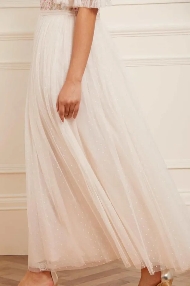 Needle and Thread Dresses Wildflower Ditsy Bodice Ankle Gown Champagne 8211 Women