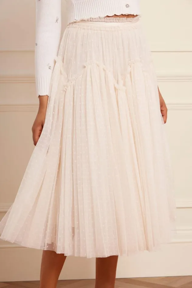 Needle and Thread Skirts Arabesque Midaxi Skirt Champagne 8211 Women