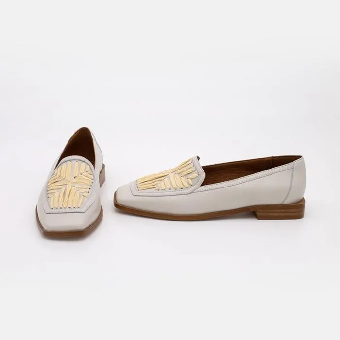 ngel Alarcn Flat Shoes Woman HEDREN 8211 Leather Loafer Shoes