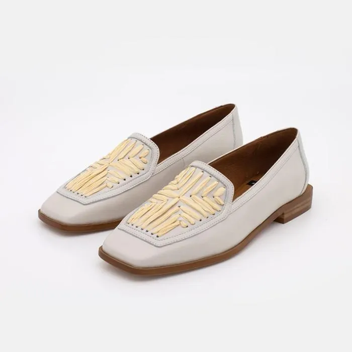 ngel Alarcn Flat Shoes Woman HEDREN 8211 Leather Loafer Shoes