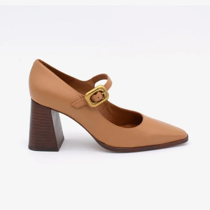 ngel Alarcn Mary Jane Woman TRILEA 8211 Mary Jane Shoes With Pointed Toe Wide Heel