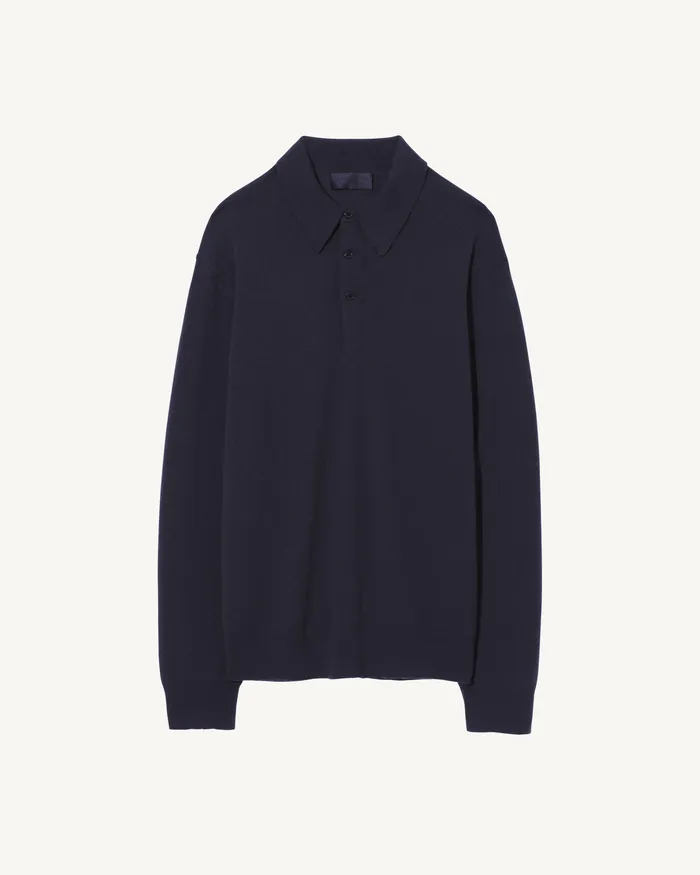 Nili Lotan Sweaters Men JOVAN CASHMERE POLO Black