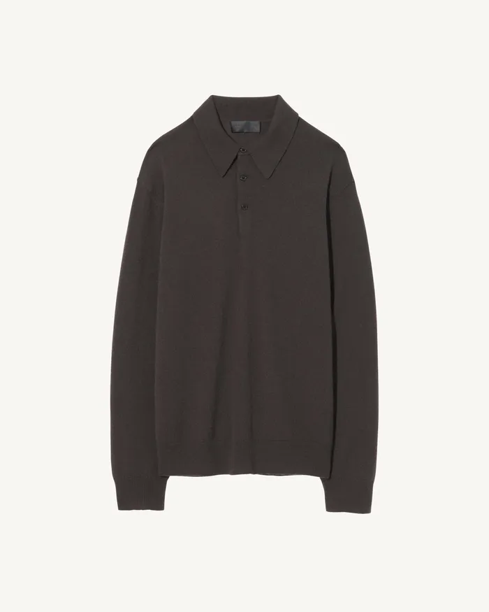 Nili Lotan Sweaters Men JOVAN CASHMERE POLO Black