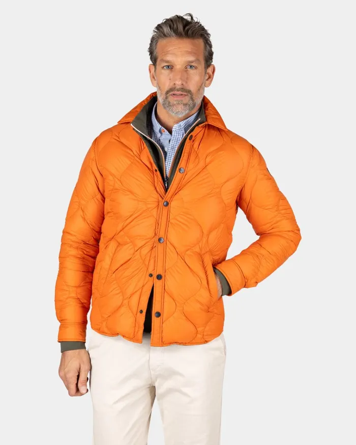 NZA New Zealand Auckland Jackets Orange Short Jacket 8211 Almond Orange 8211 Men