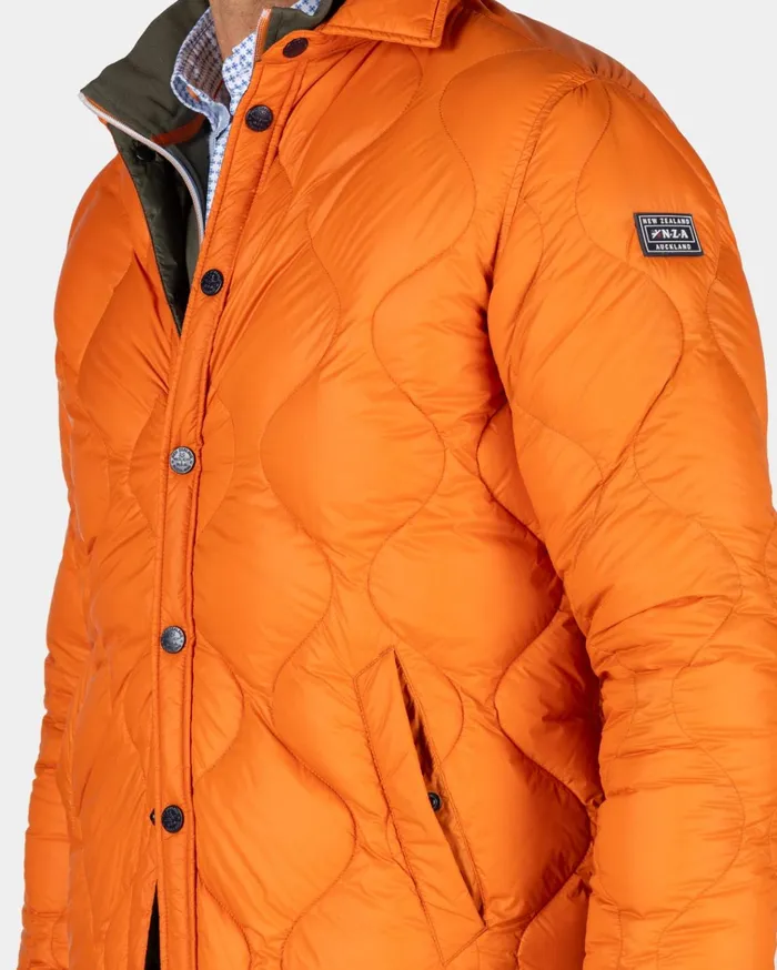 NZA New Zealand Auckland Jackets Orange Short Jacket 8211 Almond Orange 8211 Men