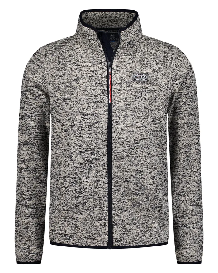 NZA New Zealand Auckland Sweatshirts Brown Terry Sweat Jacket 8211 Mud 8211 Men