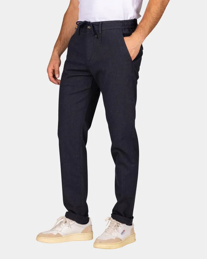 NZA New Zealand Auckland Trousers Dark Blue Twill Chino 8211 Autumn Navy 8211 Men
