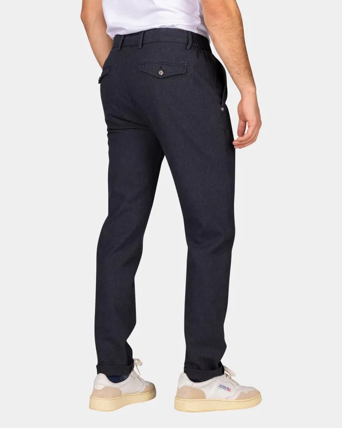 NZA New Zealand Auckland Trousers Dark Blue Twill Chino 8211 Autumn Navy 8211 Men