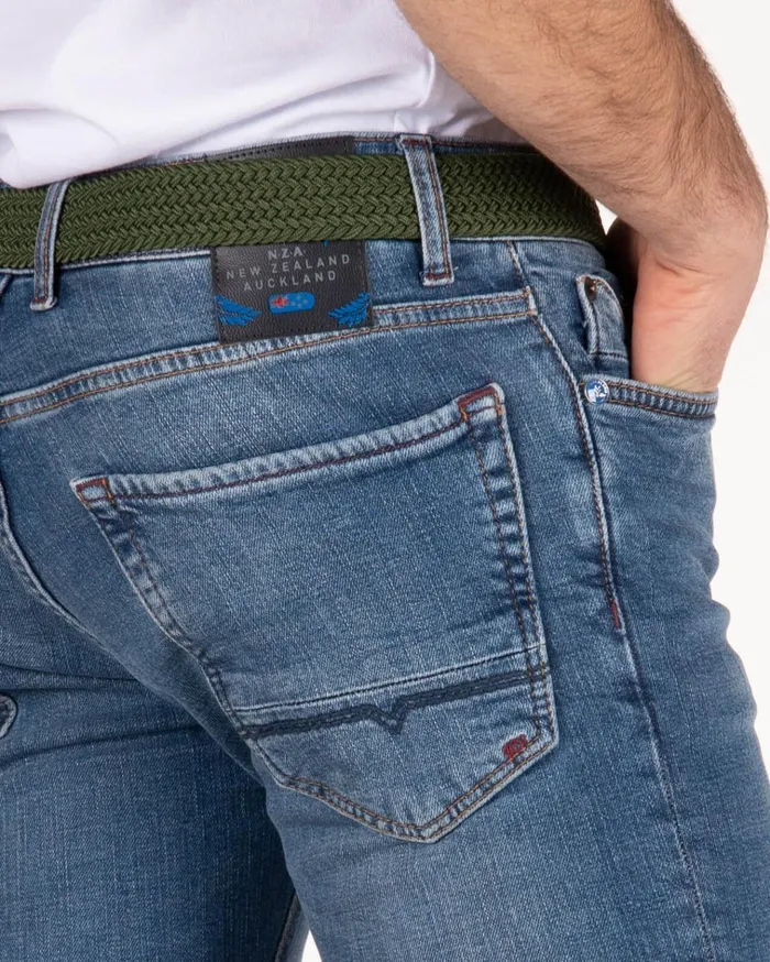 NZA New Zealand Auckland Trousers Nelson Jeans 8211 Light Stone 8211 Men