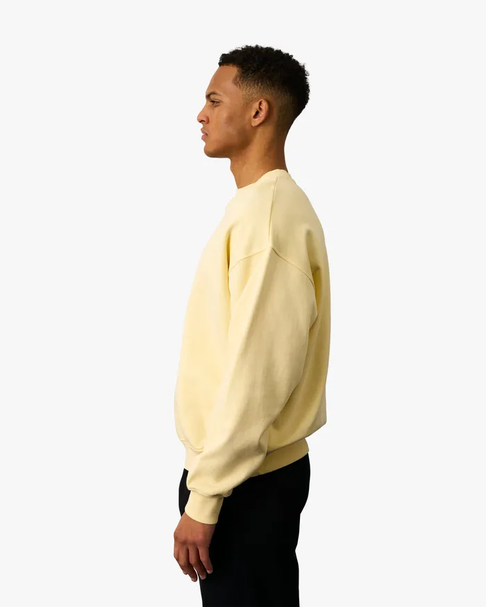 Organic Oversized Crew 8211 Faded Pink Men Crewneck Sweatshirts Colorfulstandard
