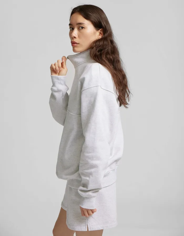 Organic Quarter Zip 8211 Soft Yellow Women Quarter Zips Colorfulstandard