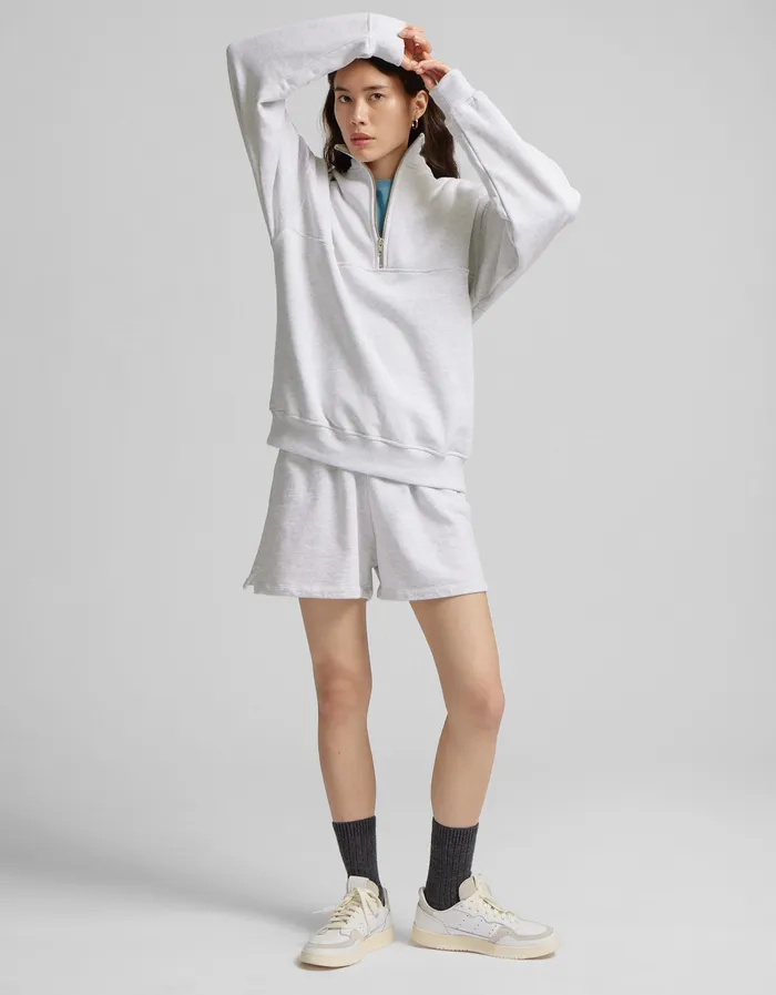 Organic Quarter Zip 8211 Soft Yellow Women Quarter Zips Colorfulstandard