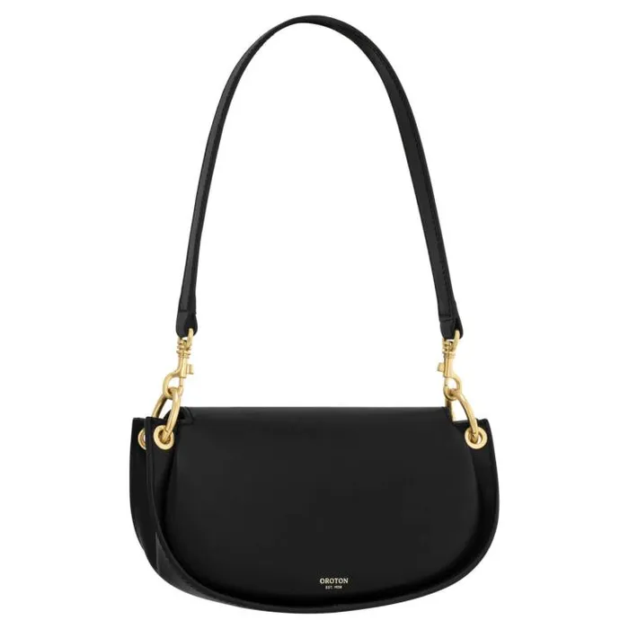 Oroton Baguette Bags Colt Small Baguette Black 8211 Women