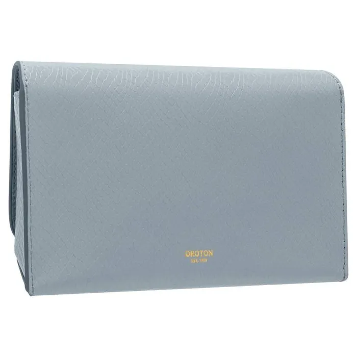 Oroton Baguette Bags Della Texture Small Baguette Dusk Blue 8211 Women