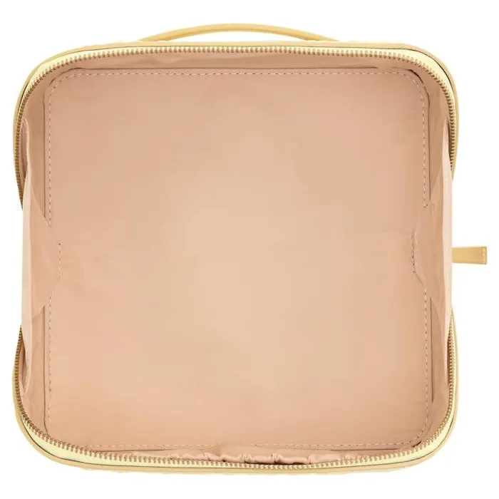 Oroton Beauty Cases Fife Texture Medium Beauty Case Lemon Butter 8211 Accessories