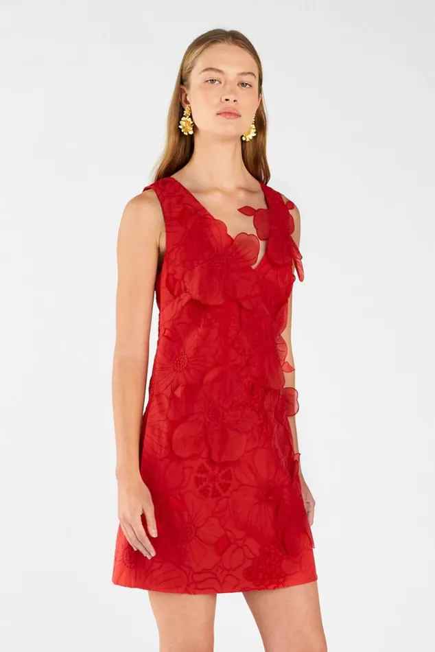 Oroton Dresses Lace Shift Dress Poppy 8211 Women